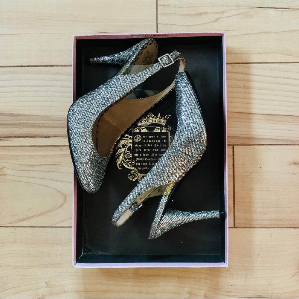 Juicy Couture sparkly heels